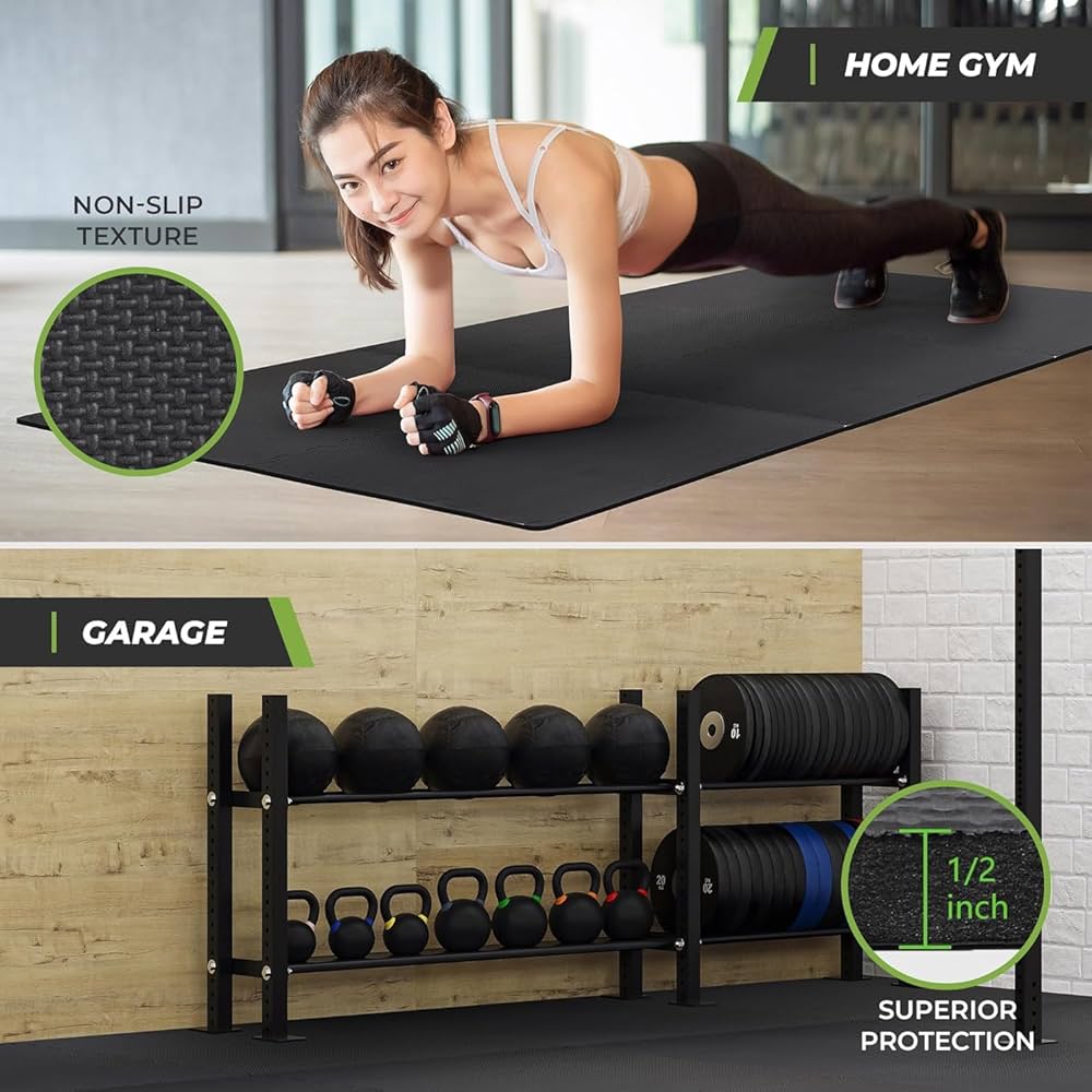 アミン　マット　refine exercise Mat Amazon.com: Anji Mountain Gym Flooring Mat Compatible with